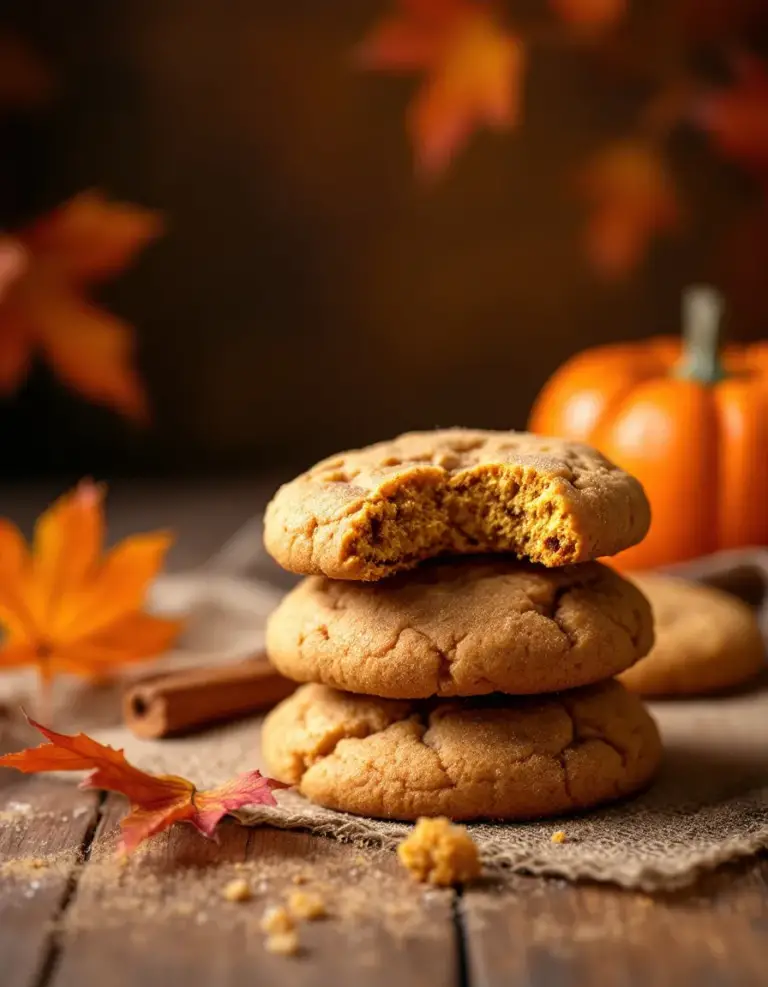 Best Chewy Pumpkin Snickerdoodle Cookies for Fall