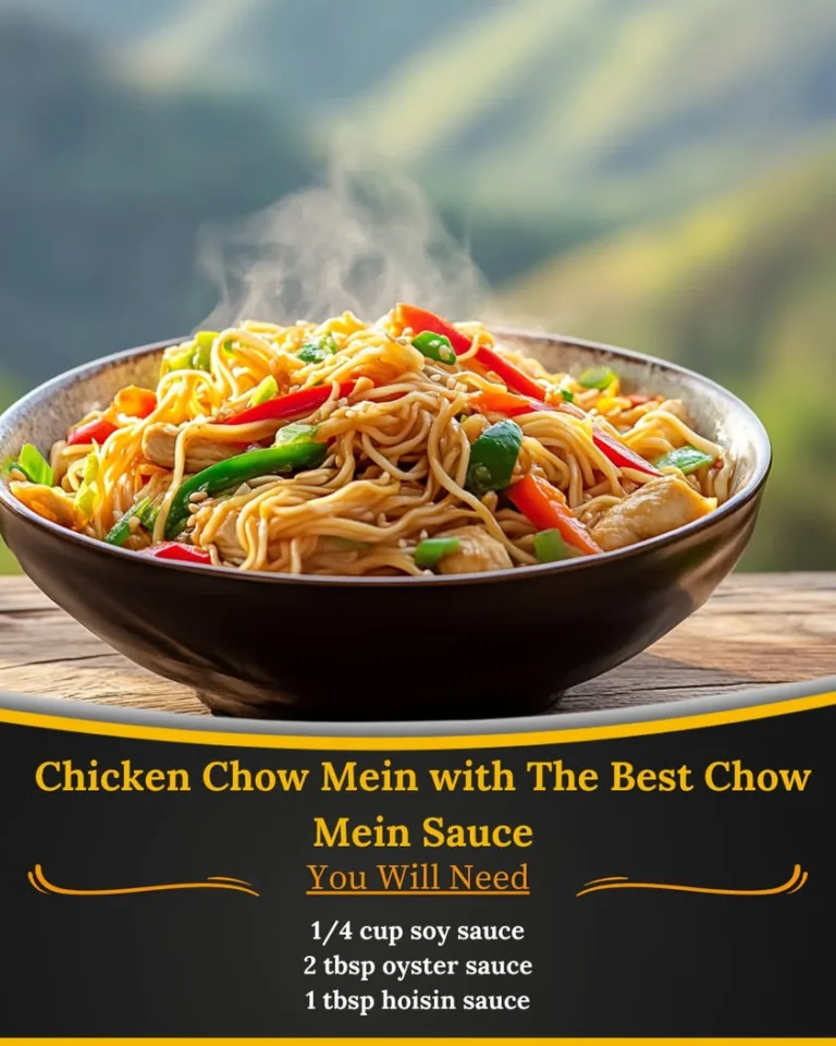 Delicious Chicken Chow Mein with the Ultimate Chow Mein Sauce