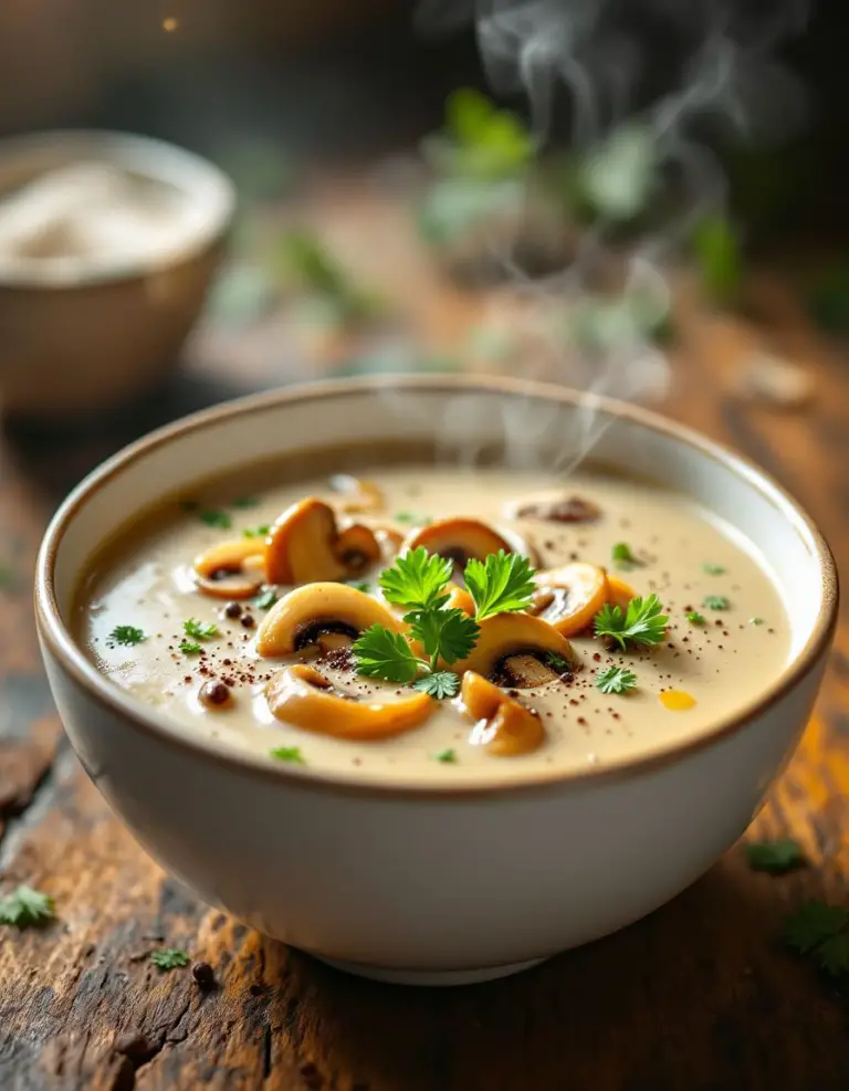 Best Creamy Mushroom Soup – Ready in Just 30 Minutes