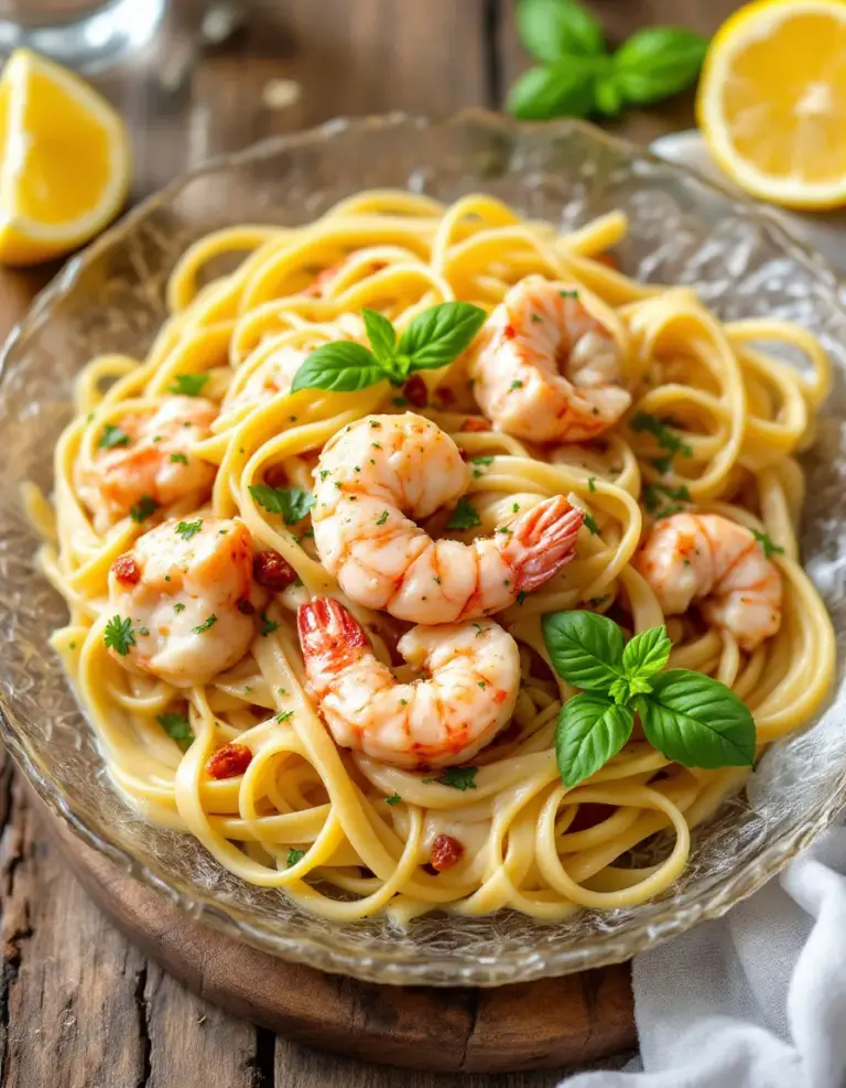 Best Creamy Tuscan Lobster Pasta with Garlic and Spinach
