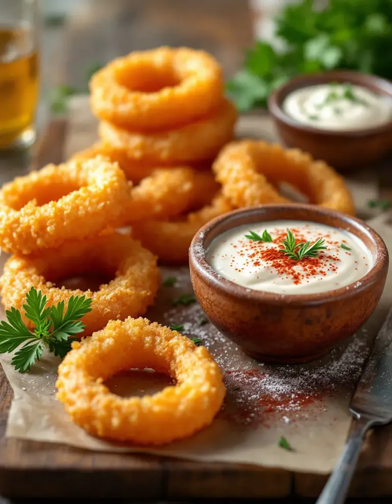 Best Crispy Air Fried Onion Rings – Light and Crunchy