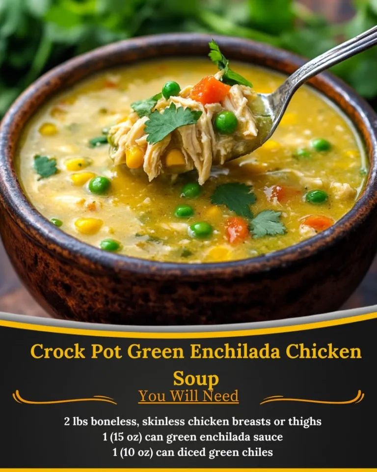 Easy Crock Pot Green Enchilada Chicken Soup Recipe for Comfort