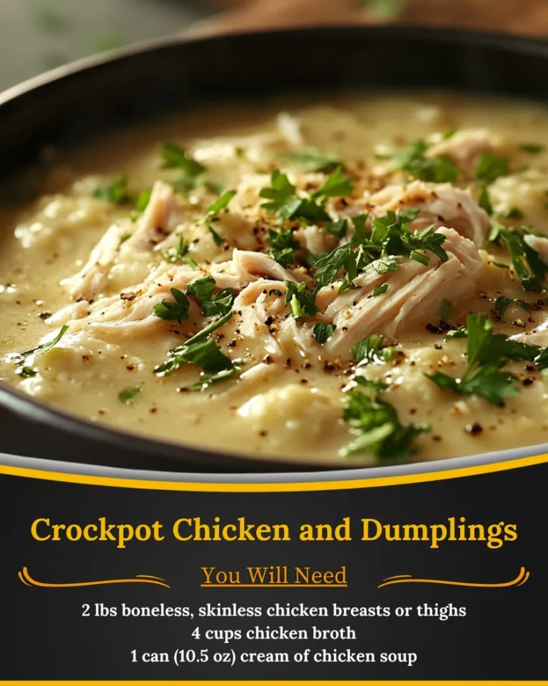 Easy Crockpot Chicken and Dumplings Recipe for Cozy Nights
