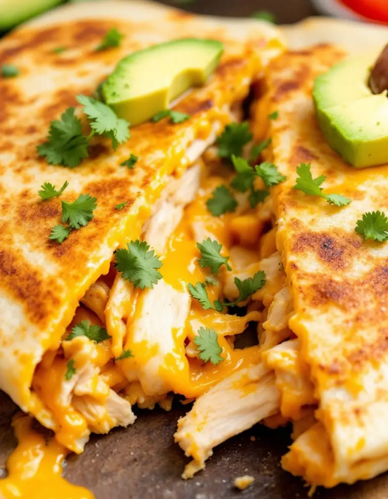 Easy Crockpot Queso Chicken Quesadillas – Family Favorite