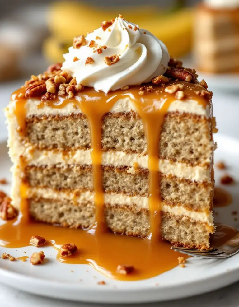 Best Caramel Banana Pecan Cake – Ultra Moist & Family Favorite