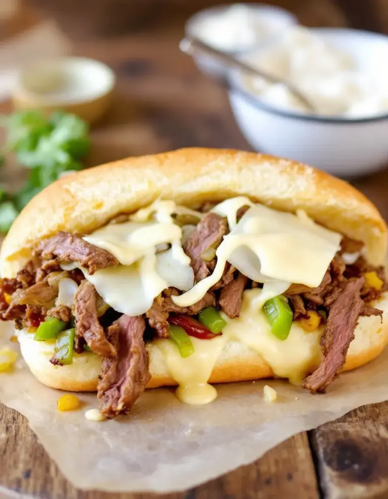 Easy Classic Philly Cheesesteak with Tender Ribeye