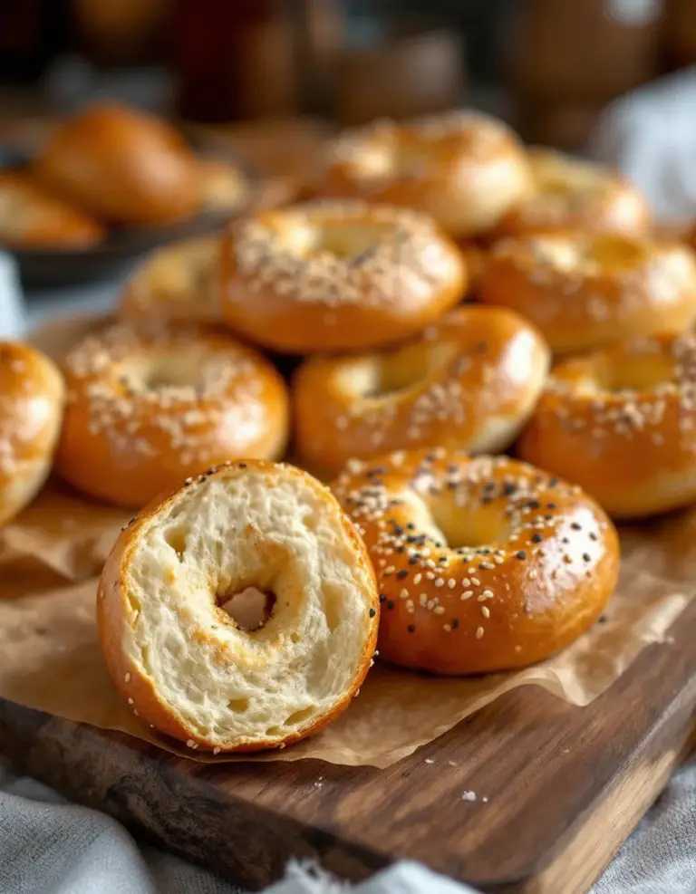 Easy Homemade Bagels – Soft, Chewy, and Delicious