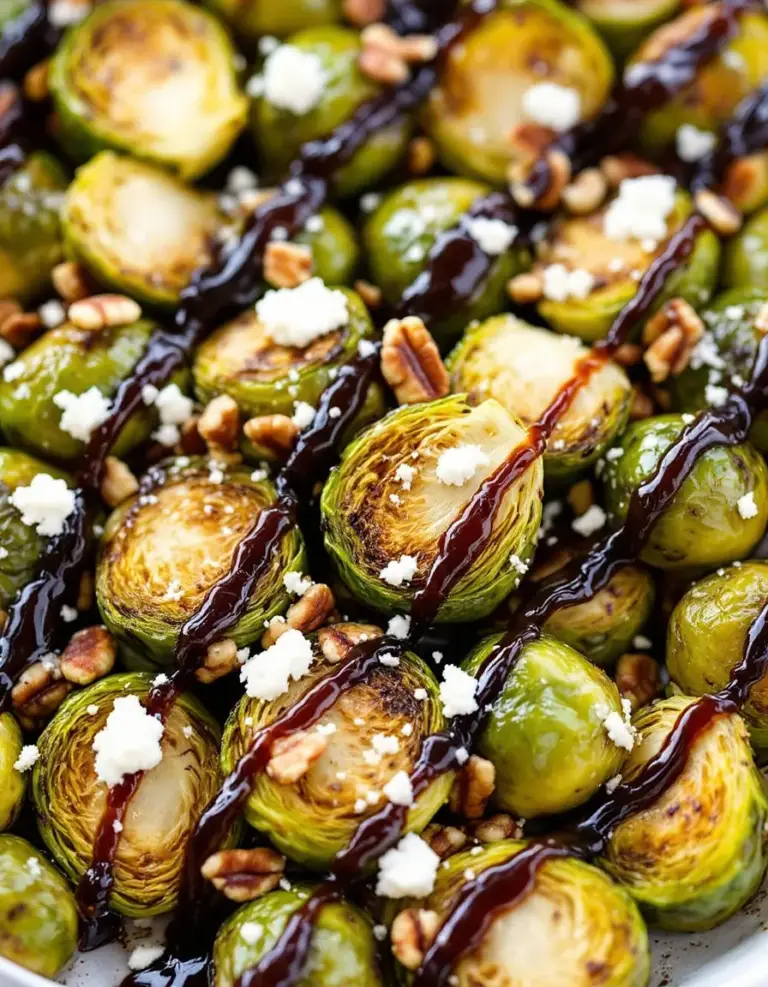 Easy Maple Balsamic Brussels Sprouts – Perfect Side Dish