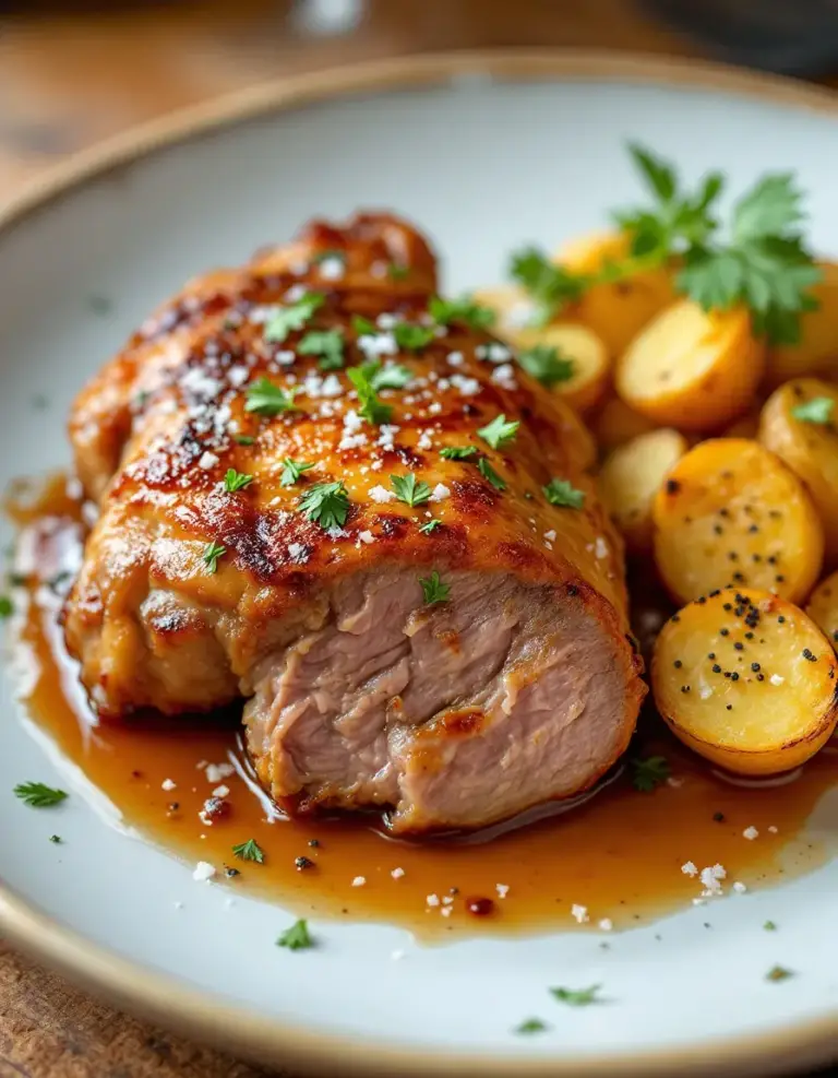 Classic French-Style Duck Confit with Crispy Skin
