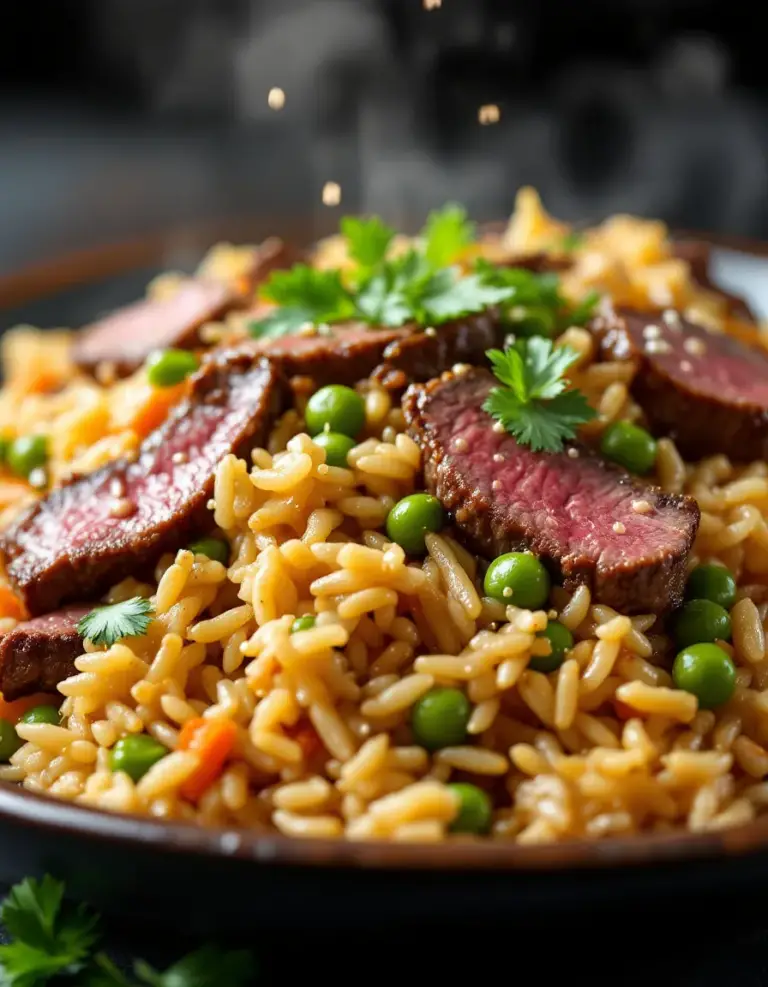 Easy Garlic Butter Steak Fried Rice – Flavor-Packed & Fast