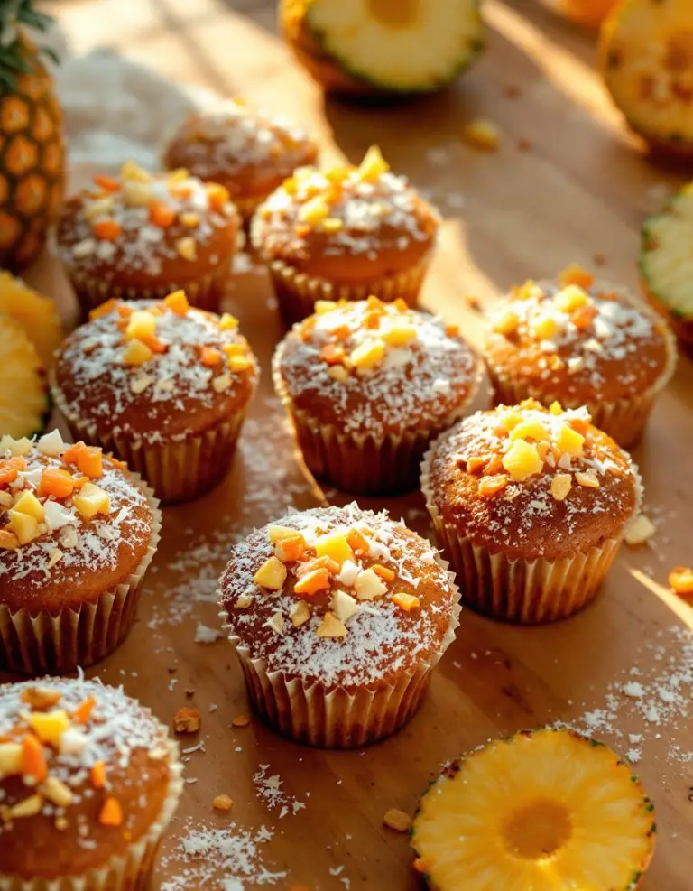 Easy Hawaiian Pineapple Carrot Muffins – Perfect for Breakfast