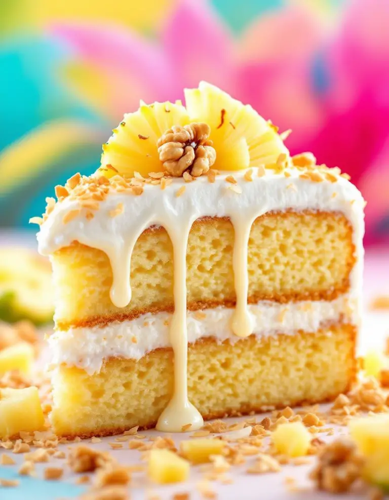 Easy Hawaiian Pineapple Cream Cake – Ready in 30 Minutes