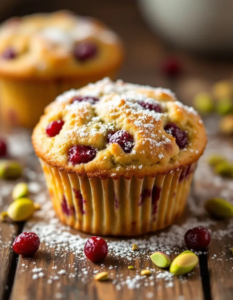 Best Cranberry Pistachio Muffins – Sweet, Nutty & Ready Fast
