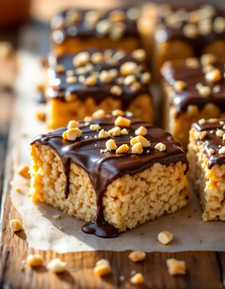 Easy Peanut Butter Rice Krispie Bars – No-Bake Family Favorite
