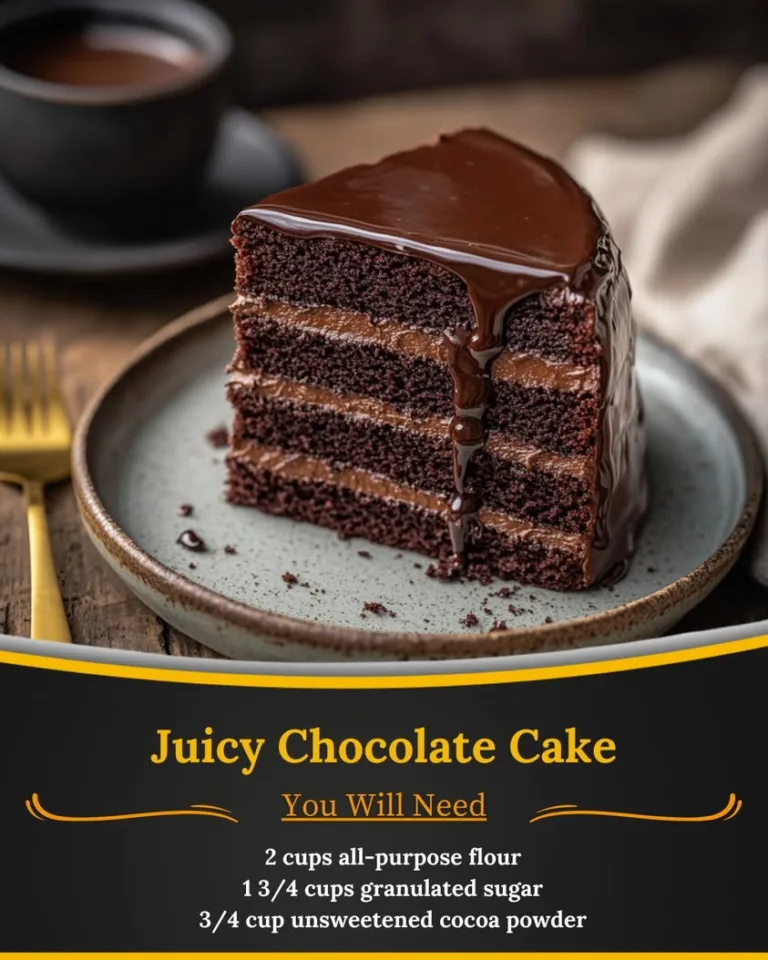 Indulge in the Ultimate Juicy Chocolate Cake Recipe Today