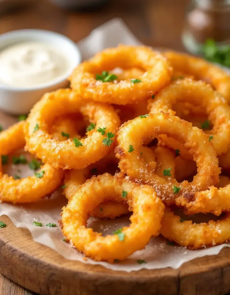 Crispy Keto Low-Carb Onion Rings – Easy & Delicious