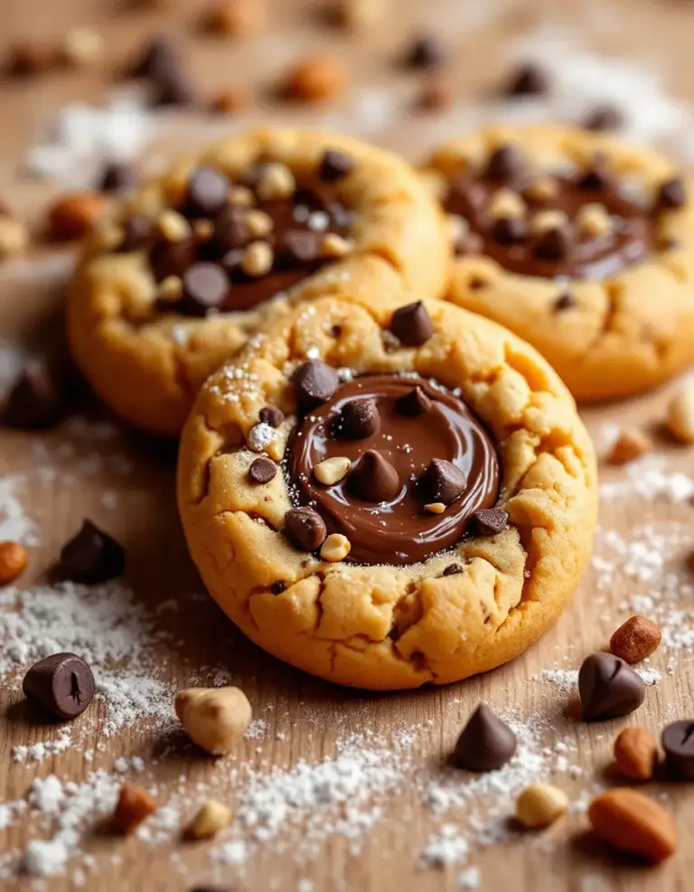 Best Kinder Bueno Cookies with Crunchy Hazelnut Filling