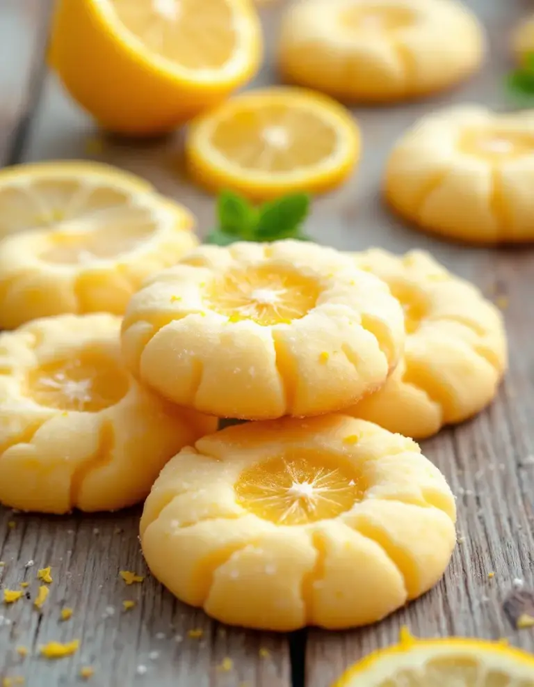 Best Lemon Sugar Cookies – Soft, Chewy, and Buttery