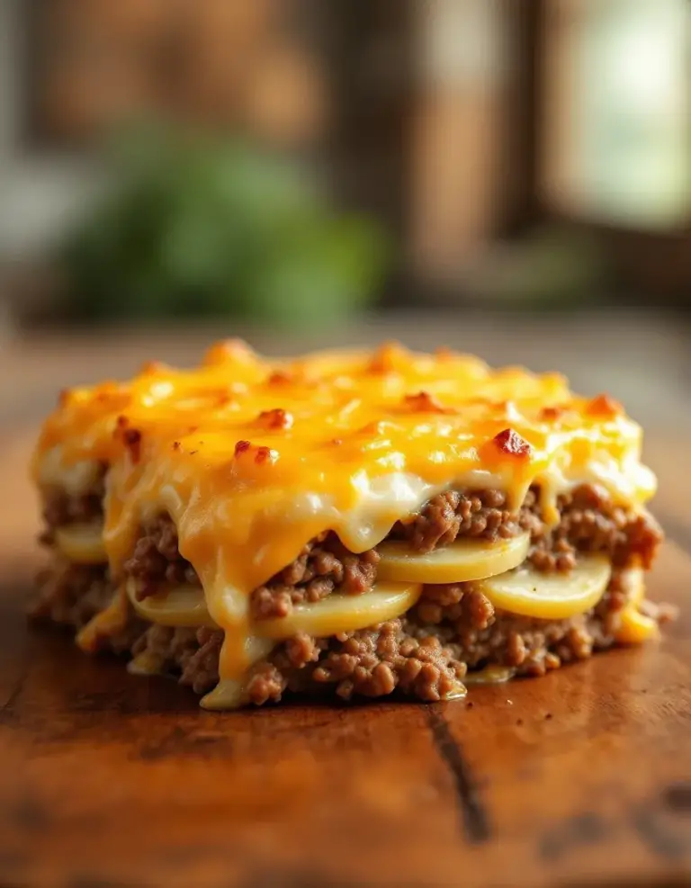 Easy Meat & Potato Casserole – Comfort Food Classic
