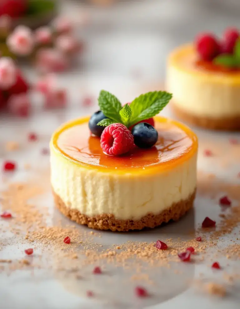 Best Mini Crème Brûlée Cheesecakes – Rich and Creamy Dessert