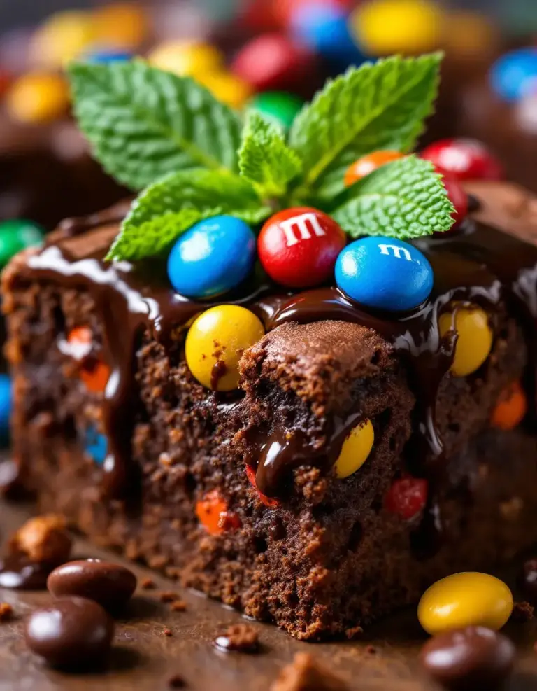 Best M&M’s Brownies – Chewy, Fudgy, and Colorful Treat