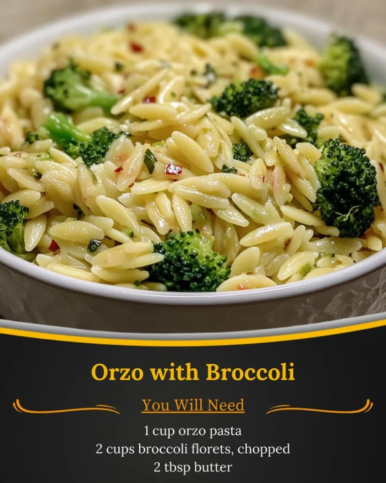 Delicious Orzo with Broccoli: A Quick and Healthy Recipe