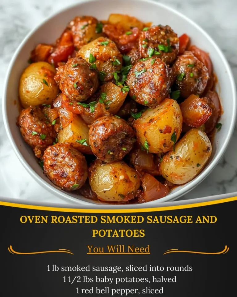 Delicious Oven Roasted Smoked Sausage and Potatoes Recipe