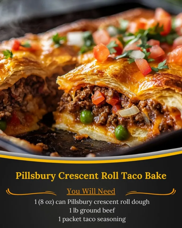 Delicious Pillsbury Crescent Roll Taco Bake for Quick Dinners