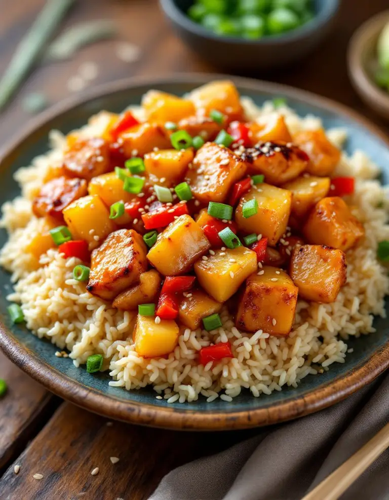 Easy Pineapple Chicken and Rice – Ready in 30 Minutes