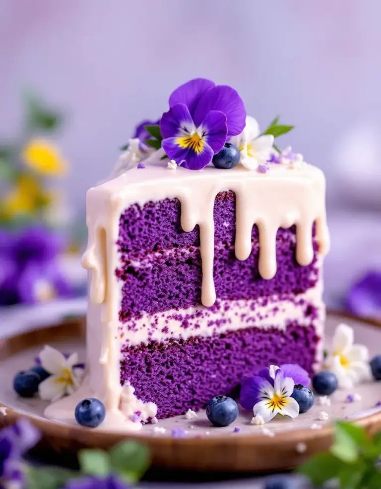Best Purple Velvet Cake Recipe – Moist and Rich Flavor