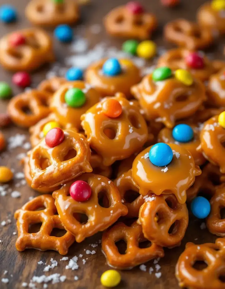 Easy Rolo Pretzels with M&M Candies – Perfect Party Treat