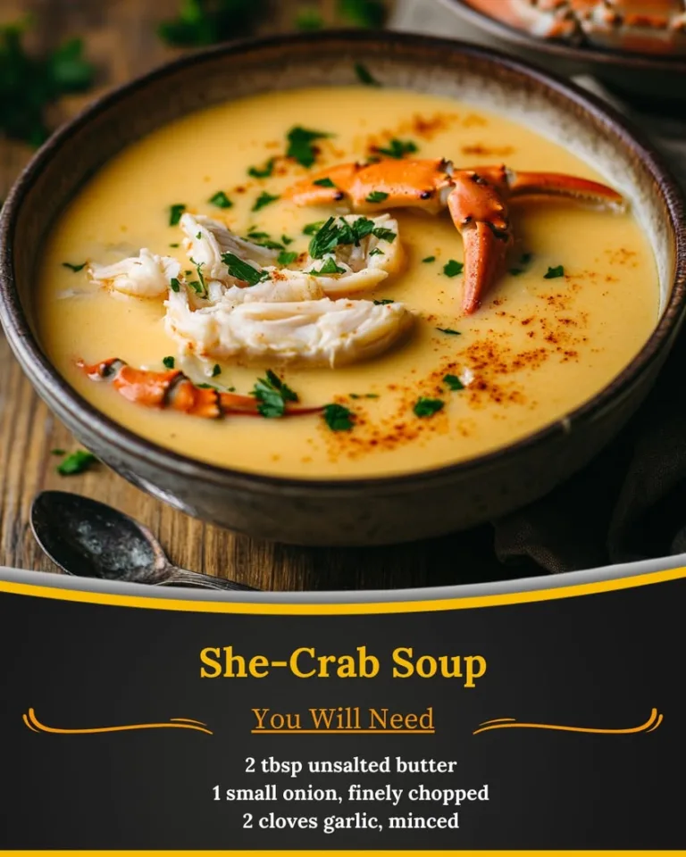 Delicious She-Crab Soup Recipe: A Seafood Lover’s Delight