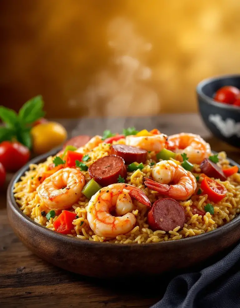 Easy Shrimp and Sausage Jambalaya – Classic Cajun Flavor
