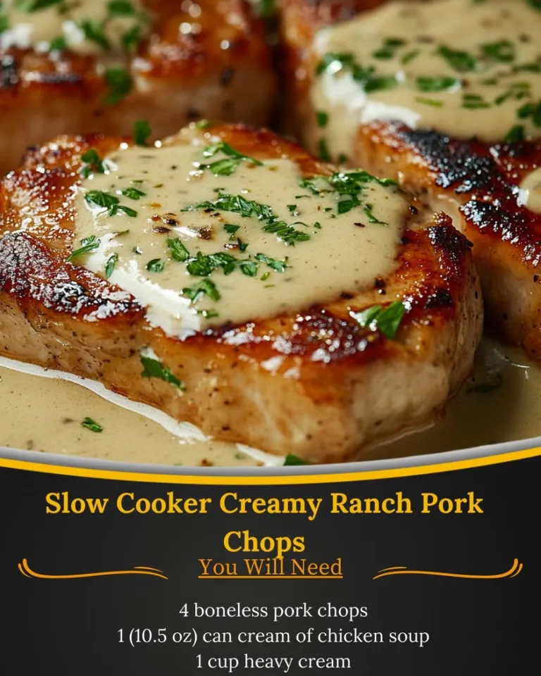 Slow Cooker Creamy Ranch Pork Chops for Effortless Dinner Bliss
