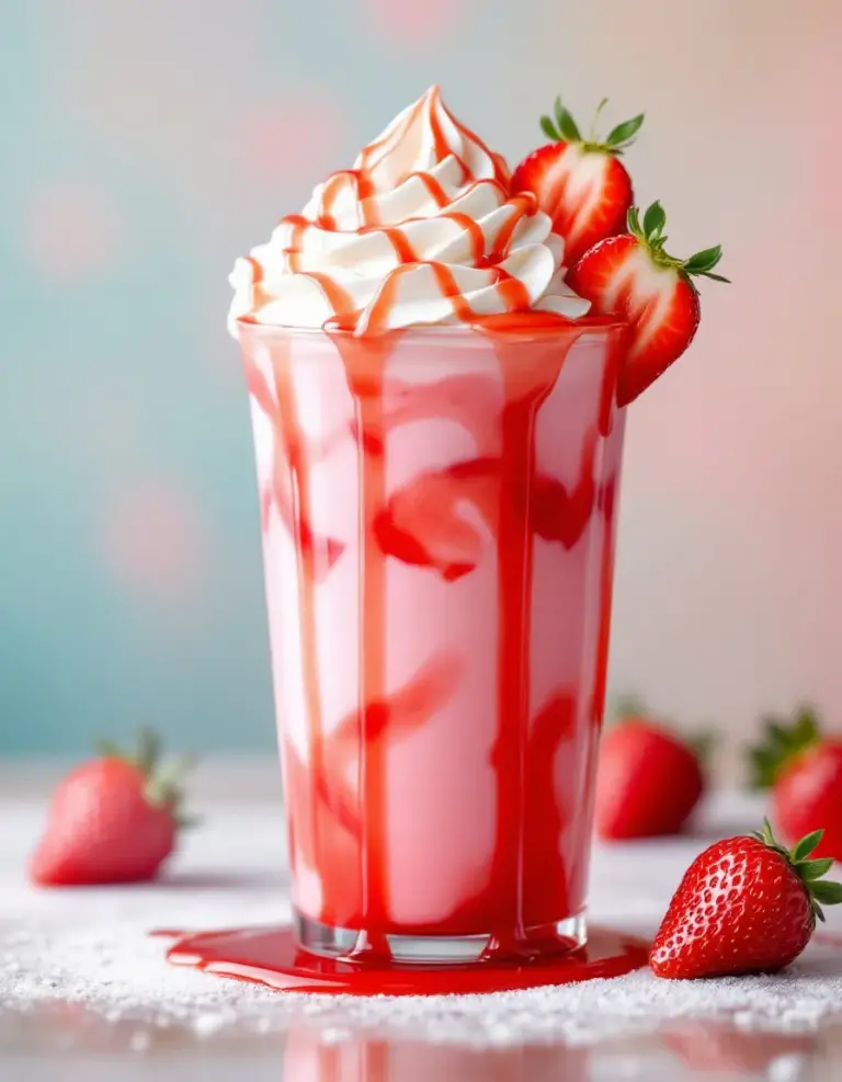 Homemade Strawberries and Cream Starbucks Drink Recipe