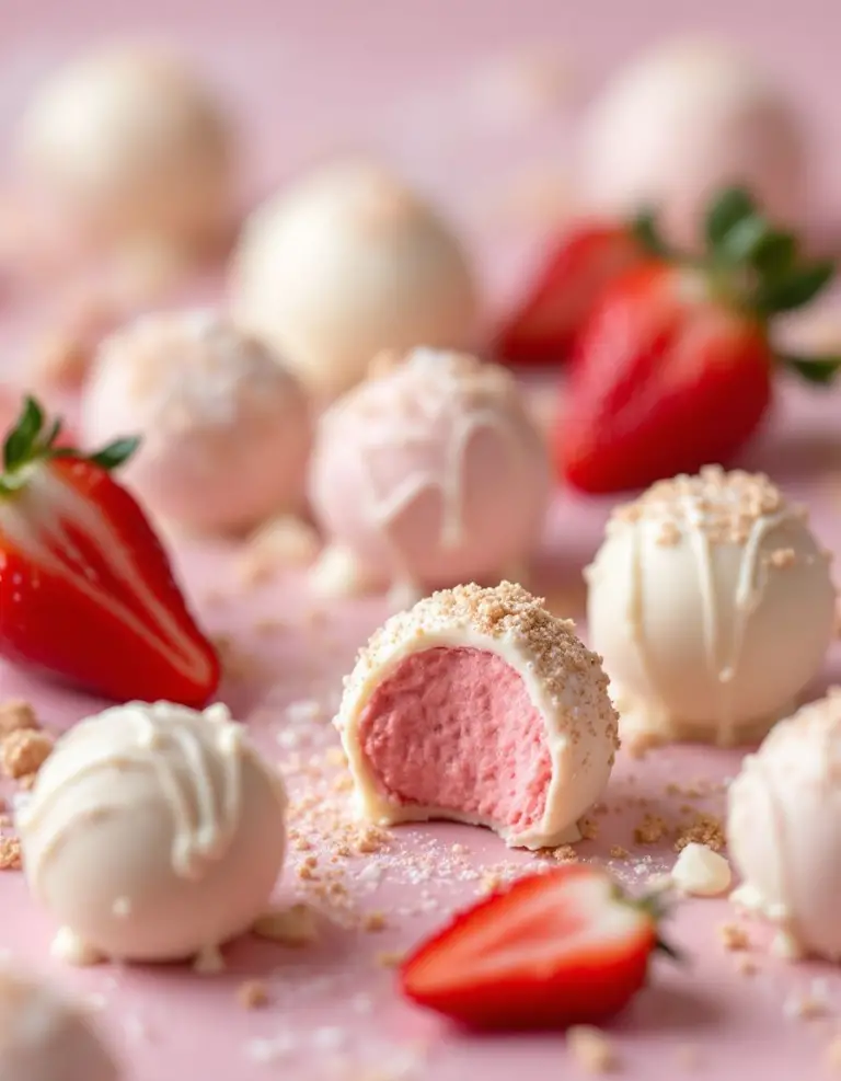Easy Strawberry Dream Truffles – No-Bake and Ready in 30 Minutes