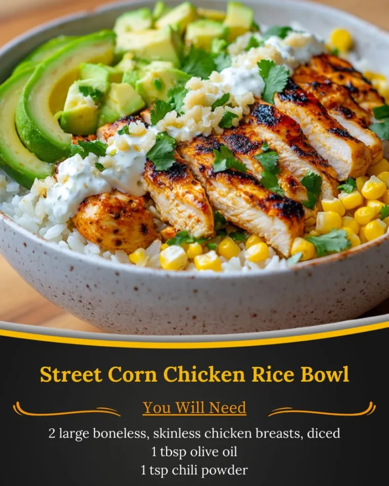Delicious Street Corn Chicken Rice Bowl Recipe for Summer