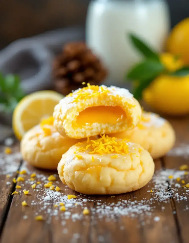 Best Stuffed Lemon Cookies with a Creamy Citrus Filling