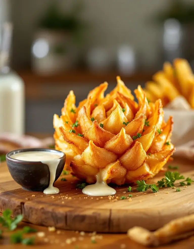 Best Air Fried Blooming Onion – Crispy, Golden, and Easy