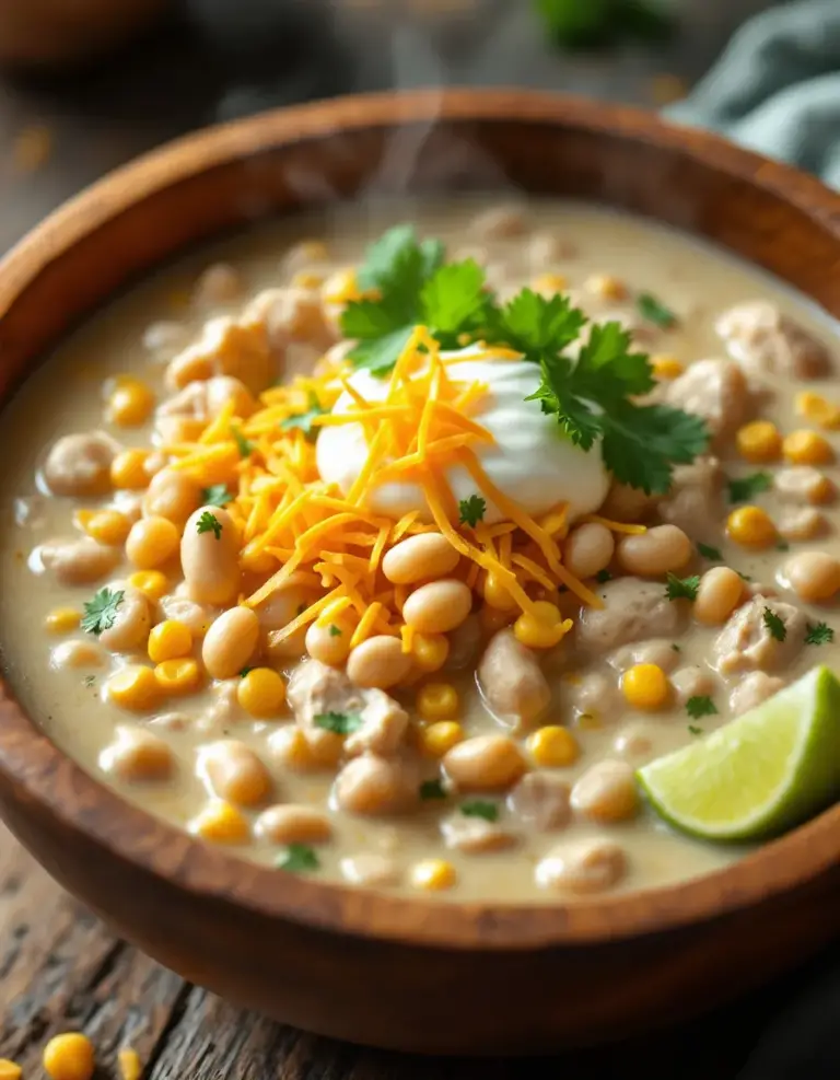 Best White Chicken Chili Recipe with Cream Cheese