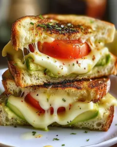 avocado-mozzarella-tomato-grilled-cheese