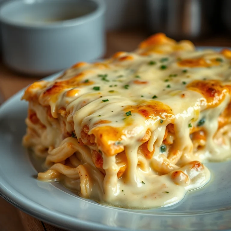 Best Chicken Alfredo Bake – Creamy & Cheesy Recipe