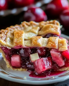 homemade-cherry-rhubarb-pie