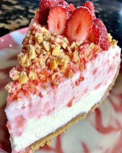 homemade-strawberry-crunch-cheesecake