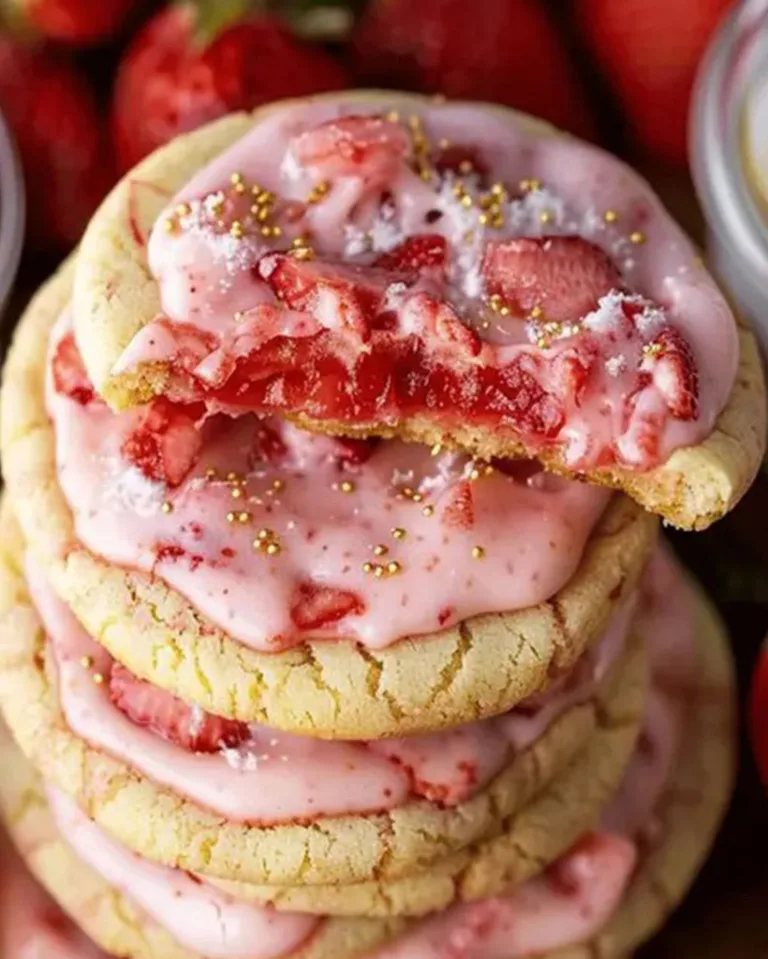 homemade-strawberry-sugar-cookies
