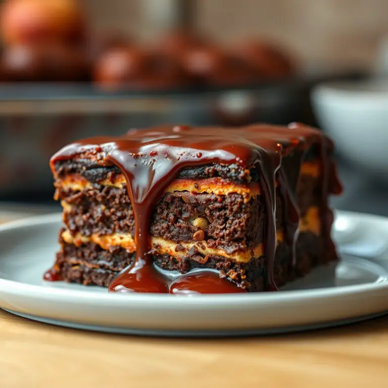 Hot Chocolate Lasagna