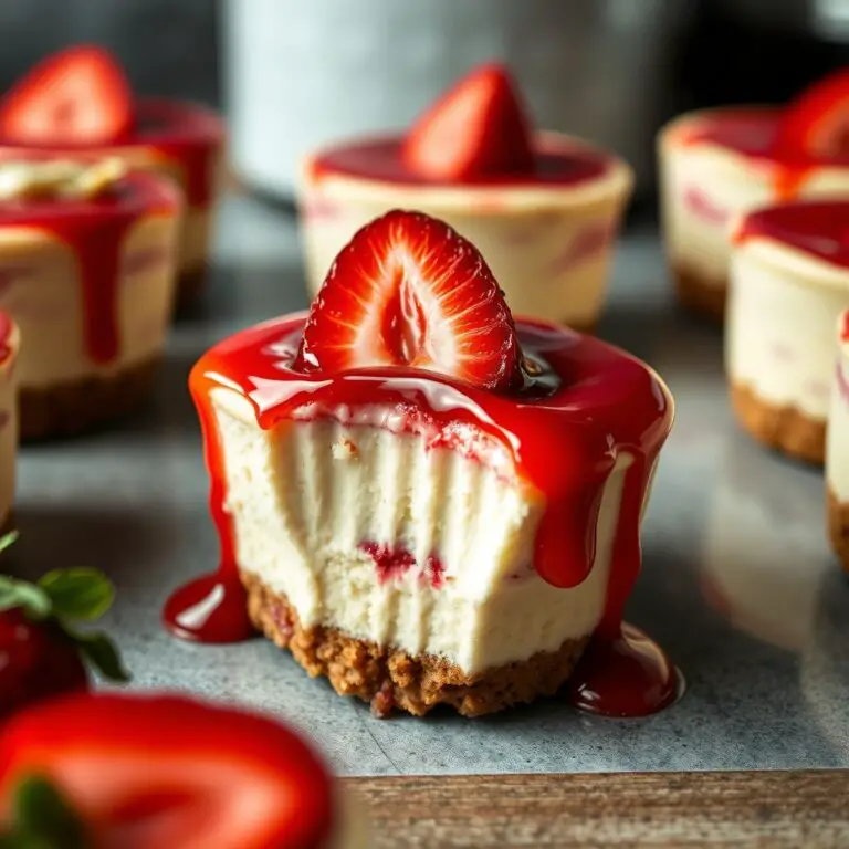 Low Carb Strawberry Cheesecake Cups