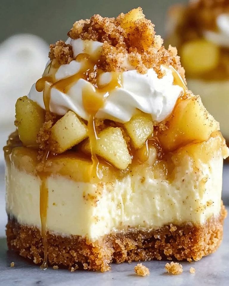 mini-caramel-apple-cheesecake-bites