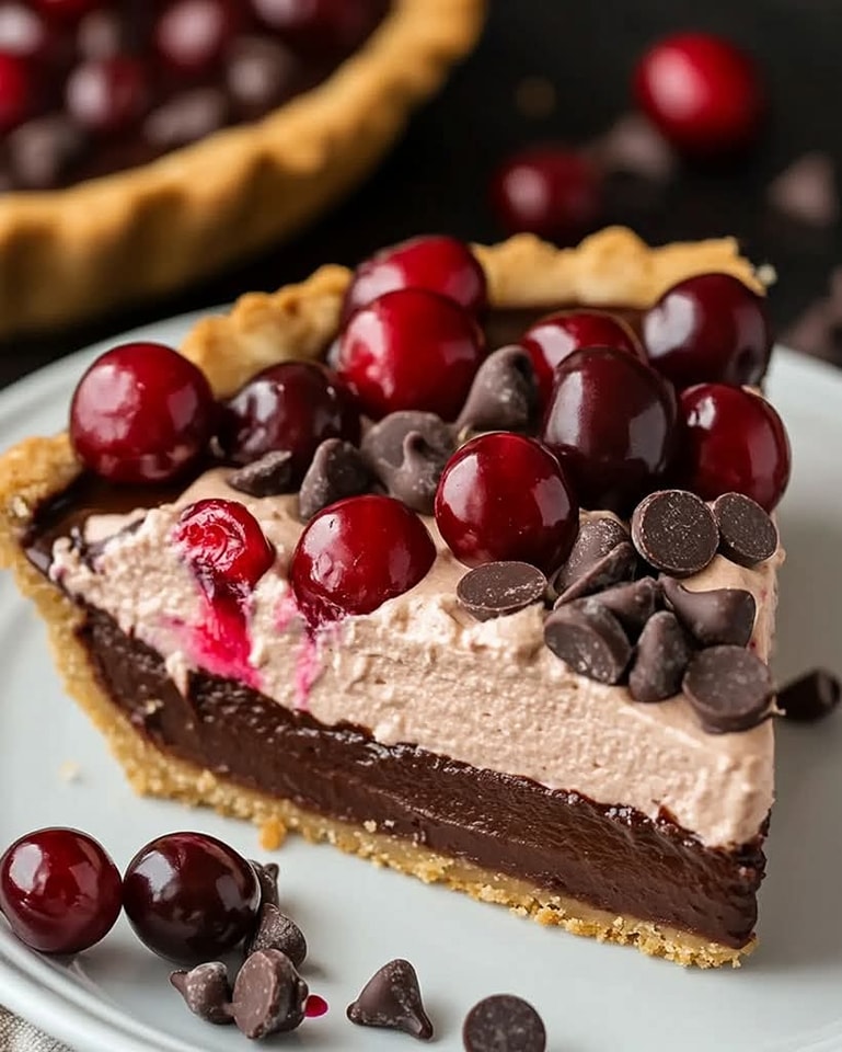 no-bake-chocolate-cherry-pie