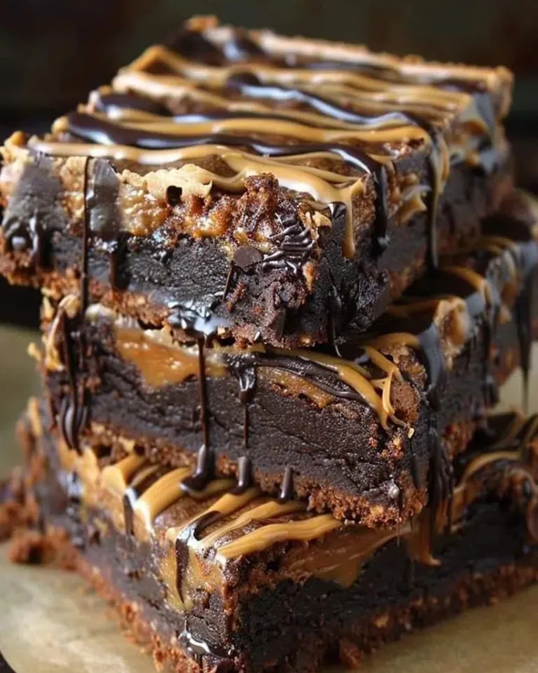 fudgy-peanut-butter-brownies